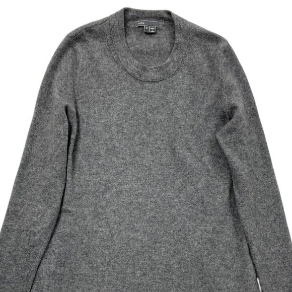 Vince Gray Cashmere Long Sleeve Crew Neck Sweater Women's Small - Picture 3 of 7